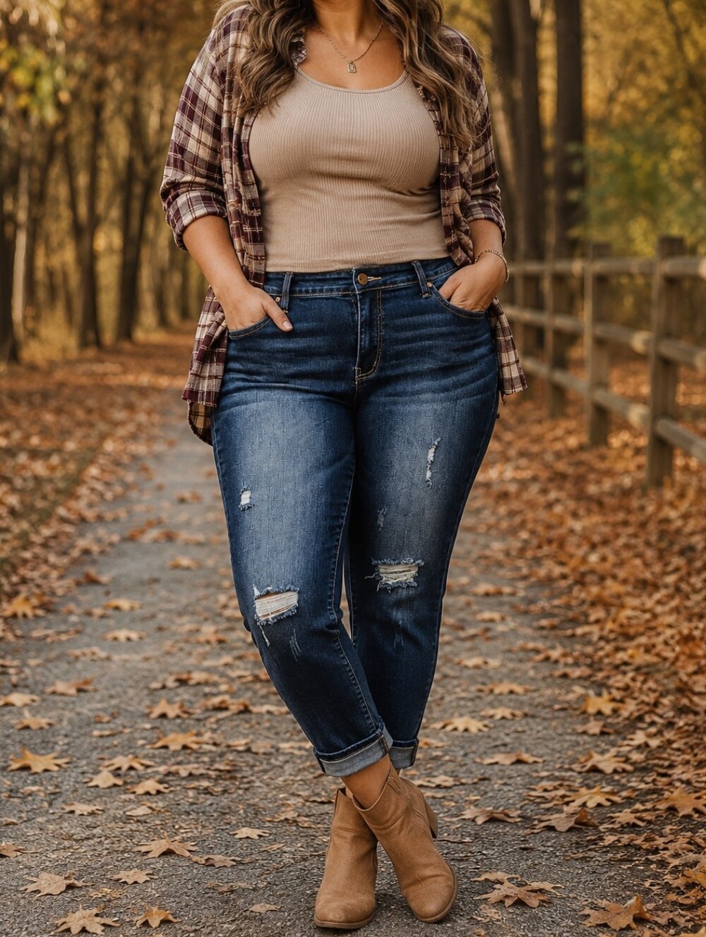 BKE Payton Universal Fit Distressed Dark Blue Mid Rise Boyfriend Jeans Casual